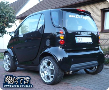 16 Zoll Alufelgen auf Smart