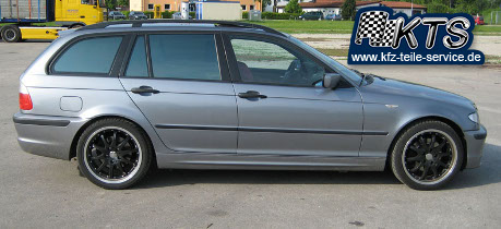 18 Zoll BMW Felgen schwarz auf BMW 3er Touring