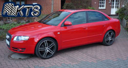 Audi A4 8E mit DBV S-Mauritius 19 Zoll Alu-Felgen