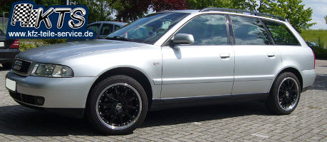 Audi A4 DBV Alufelgen 17 Zoll schwarze Felgen