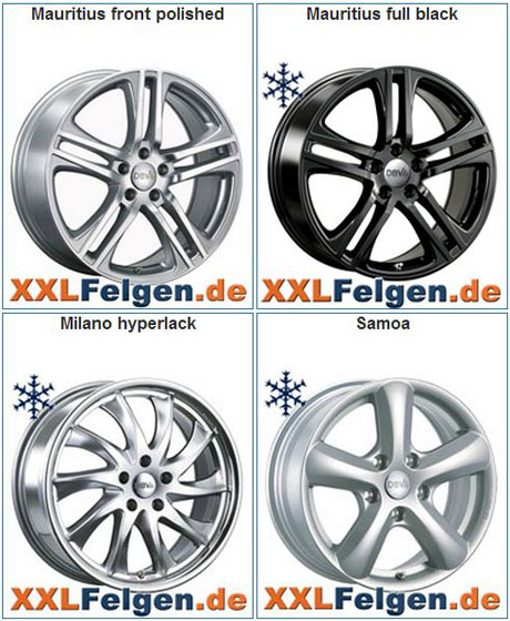 DBV Felgen Shop im Internet - Alufelgen und Reifen