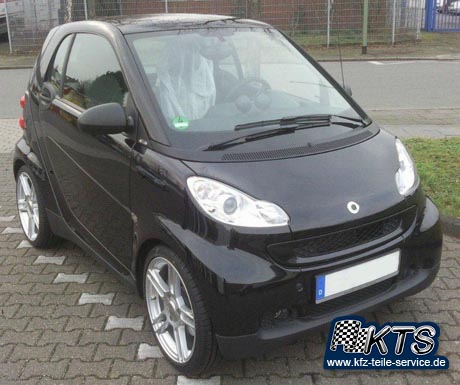 DBV Mauritius 17 Zoll silber auf Smart Fortwo 451 Shop