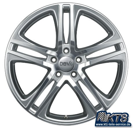 DBV Mauritius Felgen silber XXL Bild frontal