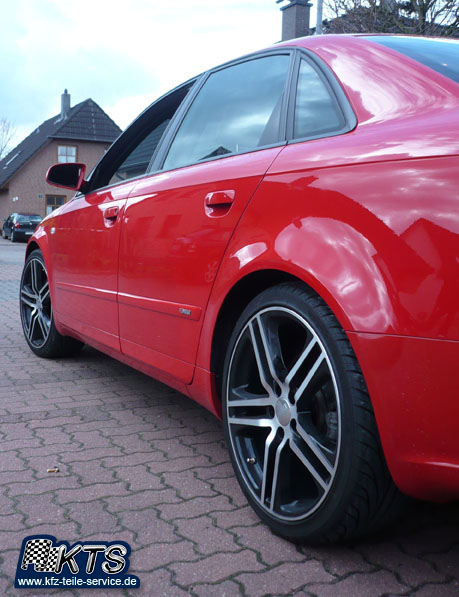 DBV S-Mauritius Felgen 19 Zoll auf Audi A4 8E Alus