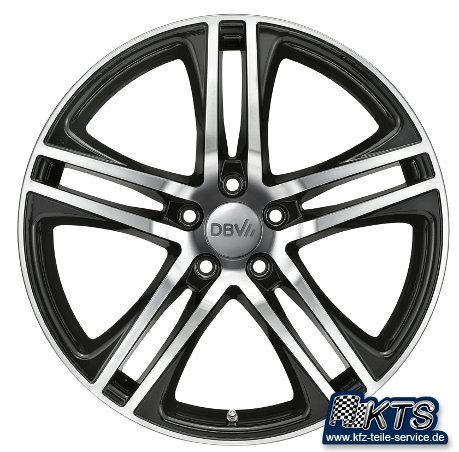 DBV S-Mauritius Felgen black XXL Bild frontal
