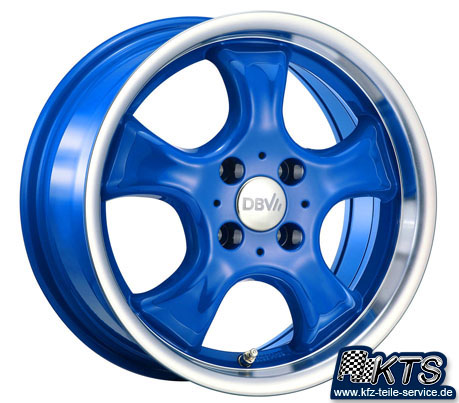 DBV Tahiti blaue Alufelgen