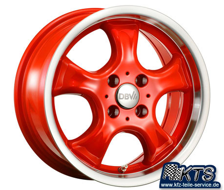 DBV Tahiti rote Alufelgen im Shop