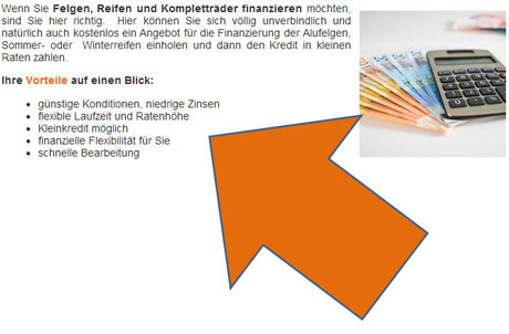 Finanzierungen Angebote online