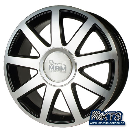 MAM 6 Alufelgen black