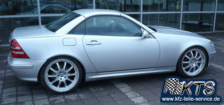 Mercedes Felgen 19 Zoll auf MB SLK 170