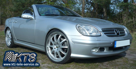 Mercedes SLK 170 mit DBV Australia Felgen 19 Zoll