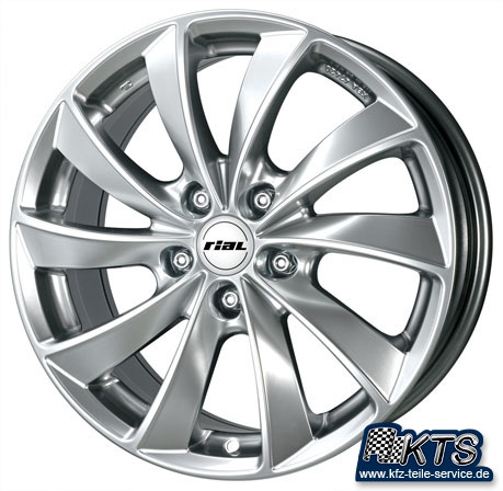 Rial Lugano Alu Felgen silber im Shop