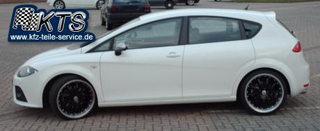 Schwarze Alufelgen Seat Leon im Shop