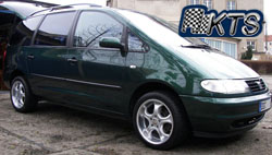Seat Alhambra mit 17 Zoll DBV Felgen