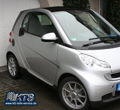 Smart Alufelgen 15 Zoll Bali silber