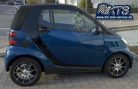 Smart Fortwo mit DBV S-Bali Felgen 15 Zoll