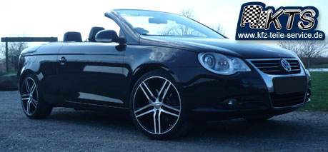 VW Eos mit 19 Zoll Alufelgen DBV S-Mauritius