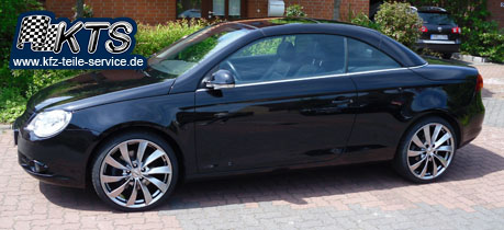 VW Eos mit 19 Zoll Alufelgen Rial