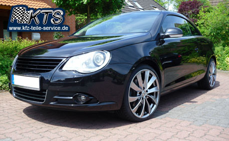 VW Eos mit 19 Zoll Rial Lugano Felgen