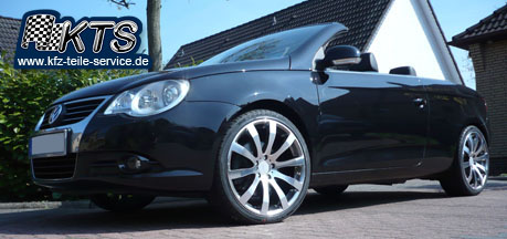 VW Eos mit Tomason TN4 19 Zoll Alufelgen
