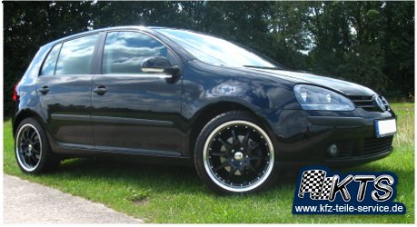 VW Golf 5 Alufelgen DBV S-Australia schwarz