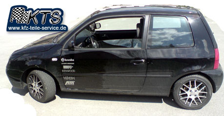 VW Lupo 6X mit 15 Zoll Alufelgen DBV S-Arizona black